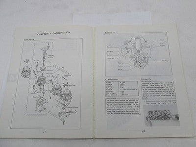 Yamaha Official Factor XJ550 H/RH Motorcycle Service Manual Book LIT-1