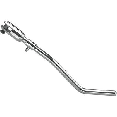 Drag Specialties Chrome Kickstand Flat Bottom, Stock Length (9 1/2in.