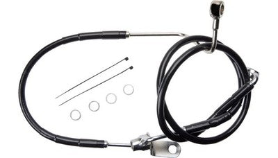 Drag Specialties Standard Length ABS Stainless Steel Brake Line Kits 1741-6353