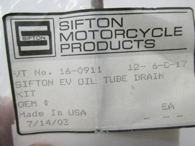 V-Twin NOS Sifton Cylinder Oil Tube Drain Tool Kit 16-0911