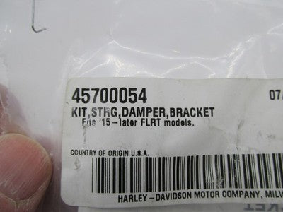 Harley Davidson Genuine NOS Steering Damper Bracket Kit 45700054
