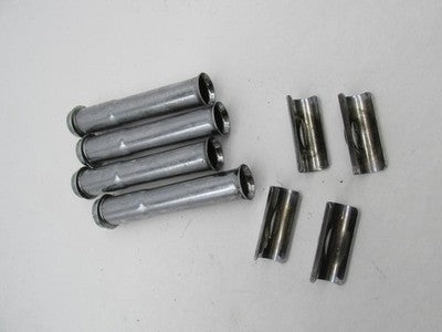 Lot of 4 Harley-Davidson Genuine Chrome 4-5/8" Push Rod Tubes and Clip