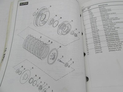 Harley-Davidson Official Factory 1998 XLH Sportster Model Parts Catalog 99451-98