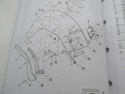 Harley-Davidson Official Factory 2015 Softail Models Parts Catalog 994