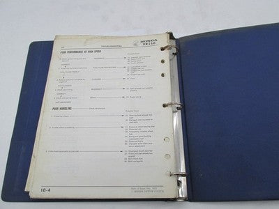 Honda Official Factory 1979 XR250 Shop Service Manual Book