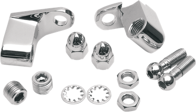 Drag Specialties Chrome Front Turn Signal Mount Kit 2401-0078