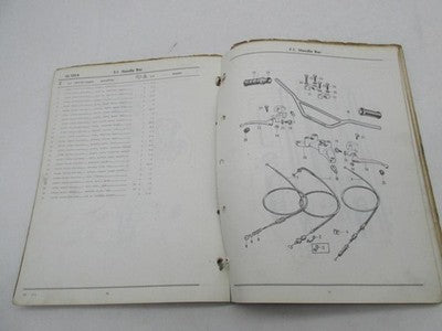 Honda Official Factory 125 CL125A Parts Catalog Catalogue Book