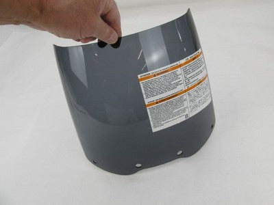 Indian OEM NOS Chief Quarter Fairing Mid Wind Deflector, Tinted 546542