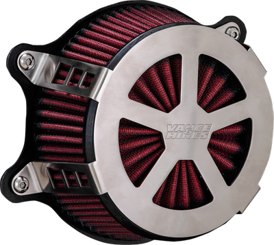 Vance & Hines VO2 Radiant V Air Cleaner Brushed 71464
