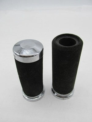 Pair of Harley-Davidson Chrome Foam Handlebar Grips