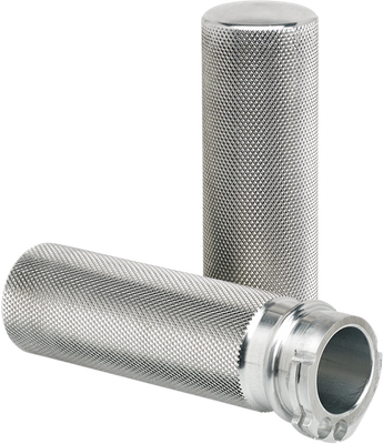 Joker Machine Knurled Handgrips Raw 03-93-4