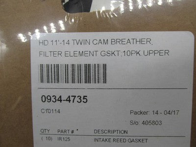 Lot of 10 Cometic Harley Davidson Twin Cam Intake Reed Gaskets 0934-47