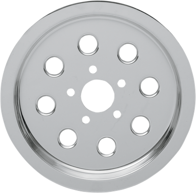 Drag Specialties Chrome Outer Rear Pulley Insert 1201-0540