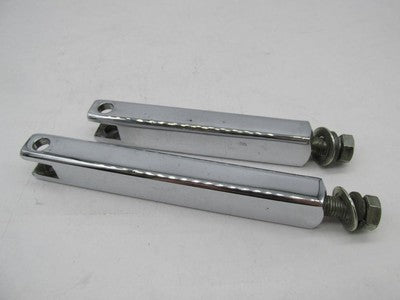 Pair of Harley-Davidson Chrome 5" & 6.25" Inch Highway Foot Peg Extens