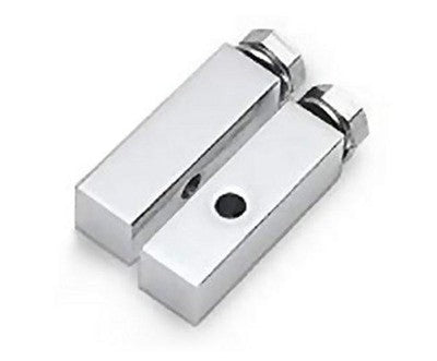 Drag Specialties 5/8in. Square Footpeg Mounting Blocks 3in DS253054