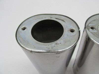 Pair of Harley-Davidson Genuine Stock Softail Fatboy Cowbells Fork Covers