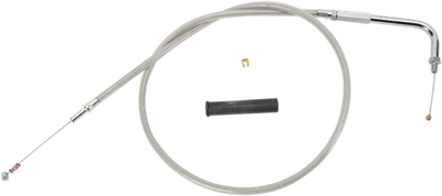 Drag Specialties Alternative Length Braided Idle Cable 0651-0129