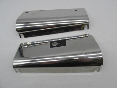Pair of Harley Genuine Softail Fatboy Chrome Fork Side Covers 61300026