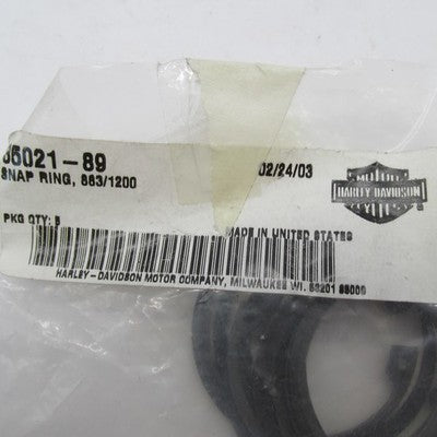 Lot of 10 Harley Davidson Genuine OEM NOS Snap Rings XL 35021-89