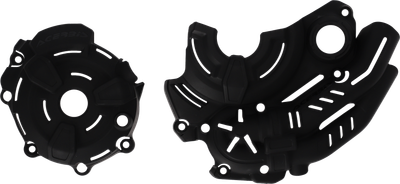 Acerbis Ignition/Clutch Covers Black 2976170001