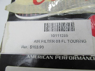 K&N Harley Davidson NOS V-Twin High Flow Air Filter HD-1508
