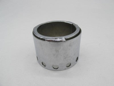 Harley-Davidson Chrome Drilled Shock Cover with Adjuster Collar