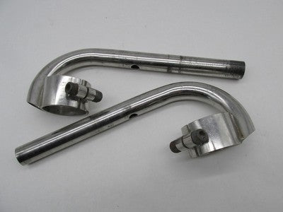 Custom Motorcycle Cafe Racer 54mm Fork Tube Clip-Ons Curved 1" Bars Ha