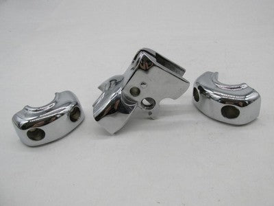 Mixed Lot of Harley-Davidson Chrome Handlebar Perch Clamps