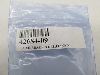 Harley-Davidson Genuine NOS Black Brake Pedal Pad Large Finned 42684-0