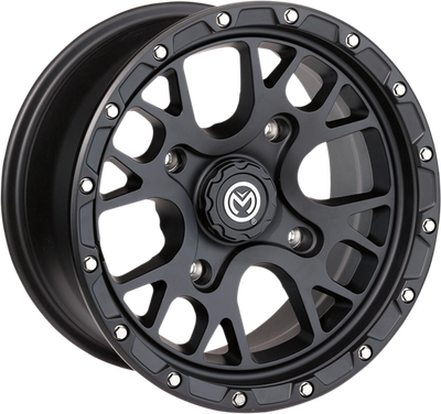 Moose Racing 545X ATV/UTV Wheels 14X7 - 4/156 Satin Black 0230-1096
