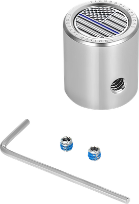 FIGURATI DESIGNS Heel-Toe Shifter Cover Blue Line American Flag - Stai