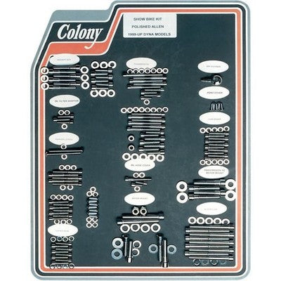 Colony Primary Cover Polished Socket-Head Bolt Kit 9959-38P
