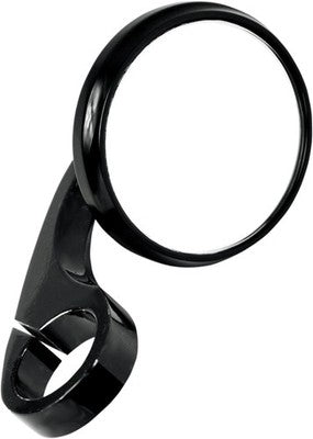 Todd's Cycle Clamp-On Shooter Mirror 1in. Handlebars - Gloss Black 064