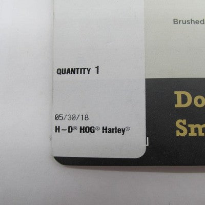 Harley Davidson OEM SM Brushed Black Dominion Derby Cam Cover Insert 6