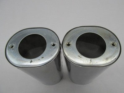 Pair of Harley-Davidson Genuine Stock Softail Fatboy Cowbells Fork Covers