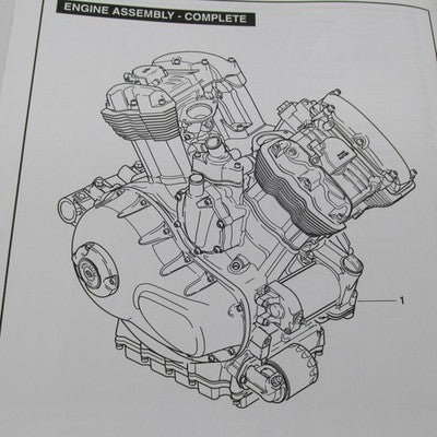 Harley-Davidson Official Factory 2008 VRSC Models Parts Catalog 9945