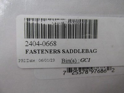 Show Chrome NOS 91-314A Motorcycle Saddlebag Fastener Set 2404-0668