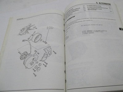Honda Official Factory 1986-1988 1990 XR200R Shop Service Manual Book