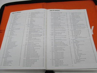 KTM 2015 Freeride Free Ride Motorcycle Owner's Manual with Portfolio