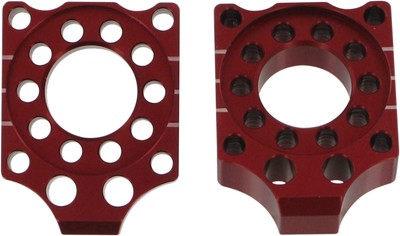 Pro Circuit Billet Axle Block Red HAB07