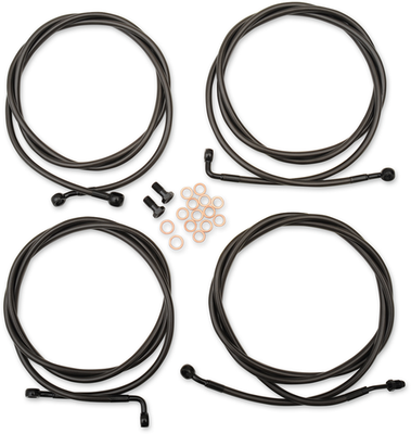 LA Choppers Handlebar Cable/Brake Line Kit LA-8054KT-08M