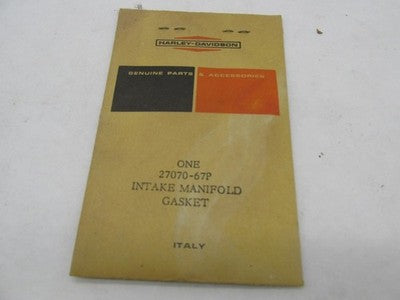 Harley-Davidson Aermacchi Genuine NOS Intake Manifold Gasket 27070-67P