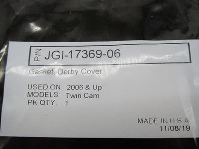 (1) SingleJames Gaskets Harley Davidson Twin Cam Derby Cover Gasket JG
