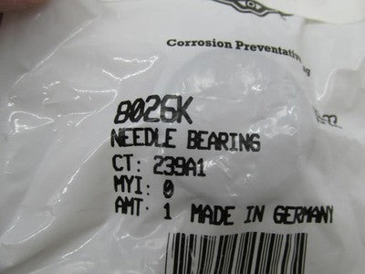 Harley-Davidson Genuine OEM NOS Needle Bearing 8026K