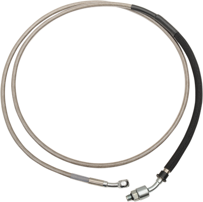 Drag Specialties Stainless Steel Hydraulic Clutch Lines 82 1/8" Overal