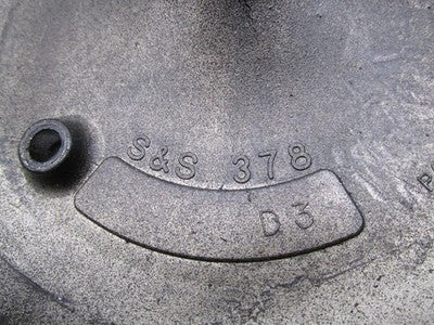S&S Harley Shovelhead Ironhead Black Super Teardrop Air Cleaner Cover
