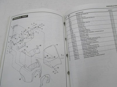 Harley-Davidson Official Factory 2001 Dyna Models Parts Catalog Book 9