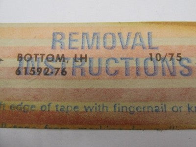 Harley Davidson Genuine NOS AMF Bottom LH & RH Gas Tank Decals 61590-7