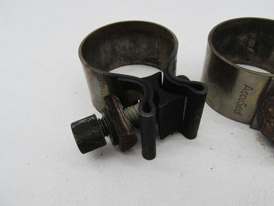 Pair of Harley-Davidson Genuine 1-3/4" 1.75" Exhaust Muffler Clamps