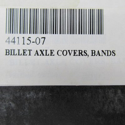 Harley-Davidson OEM NOS Narrow Band Billet Front Axle Cover Kit 44115-